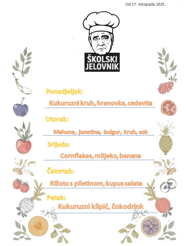 Jelovnik 27102025