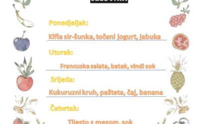 Jelovnik 3. studenoga