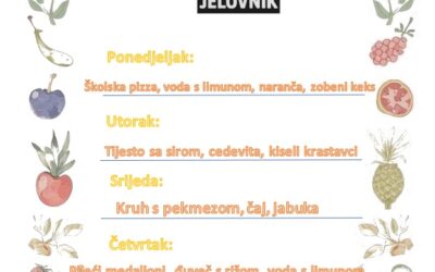 Jelovnik od 12. siječnja