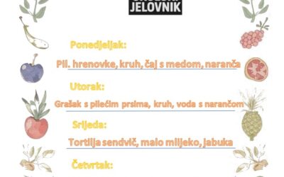 Jelovnik 19. siječnja 2026.