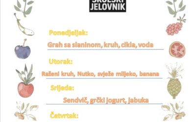 Jelovnik 2. veljače 2026.