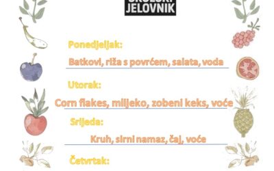 Jelovnik od 23. veljače 2026.