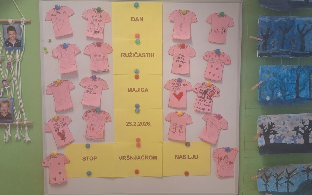 Dan ružičastih majica u 1.b razredu