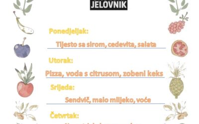 Jelovnik od 9. ožujka 2026.