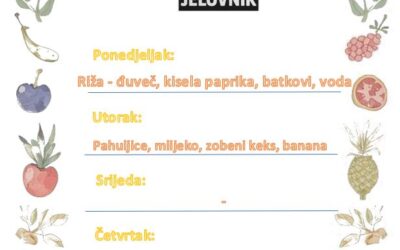 Jelovnik od 23. ožujka 2026.