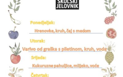 Jelovnik od 18. svibnja